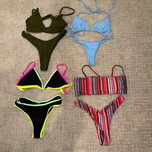 Lot of 4 romwe bikinis